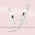 ماكينة حفر أظافر بضوء LED بزاوية 360 درجة مع شاشة LCD، 10 سرعات مثقاب أظافر قابل لإعادة الشحن