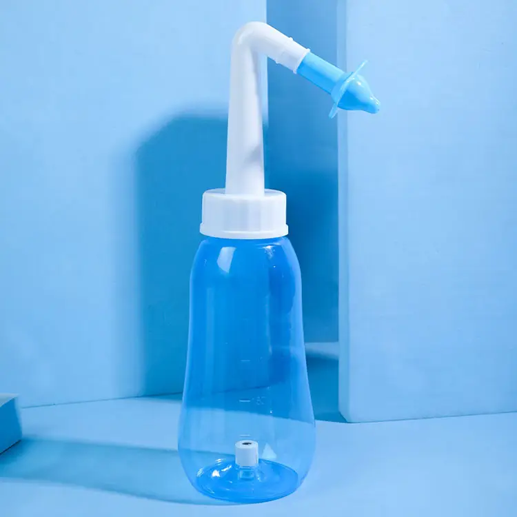 Portable allergy saline nasal rinse Nose Cleaner Bottle غسول أنفي محمول بمحلول ملحي للحساسية، زجاجة منظف أنف